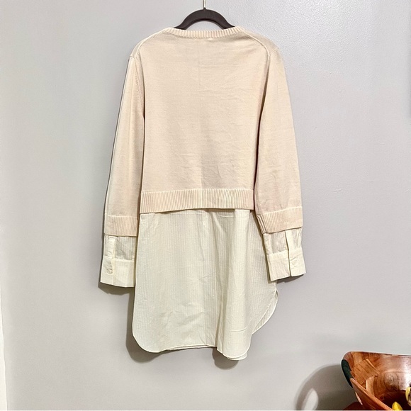 NWT COS Beige Sweater and White Button Down Duo MSRP $125 - Picture 6 of 8